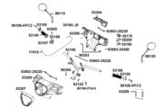 F03 Handle Steering ● Handle Cover parts diagram thumbnail